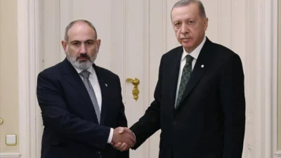 Cumhurbaşkanı Erdoğan, Ermenistan Başbakanı Paşinyan İle Bir Araya Geldi