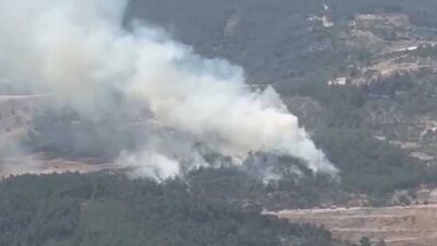 İzmir’de Orman Yangını: Sabuncubeli Tünelleri Trafiğe Kapandı