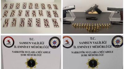 Samsun’da uyuşturucu operasyonu: 19 kişi yakalandı