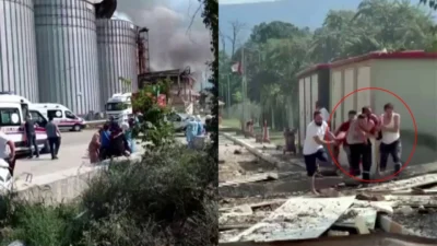 Sakarya’daki Makarna Fabrikasındaki Patlamadan İlk Görüntüler!