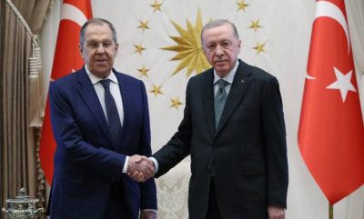 Erdoğan, Lavrov ile görüştü