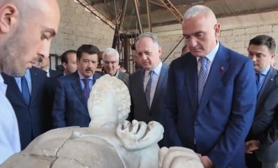 Bakan Ersoy, Hermes heykelini inceledi