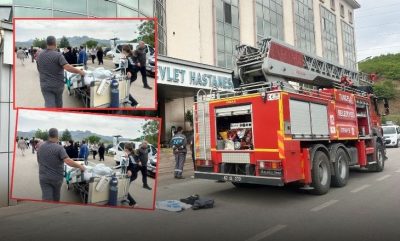 Tunceli Devlet Hastanesi’nde yangın!