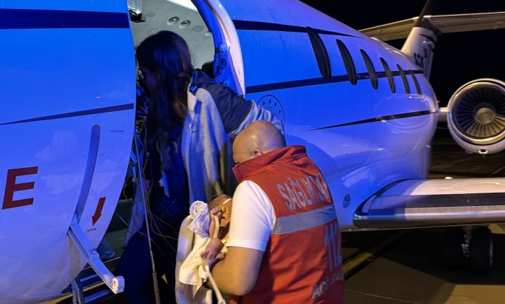 Kalp hastası bebek ambulans uçakla Ankara’ya sevk edildi