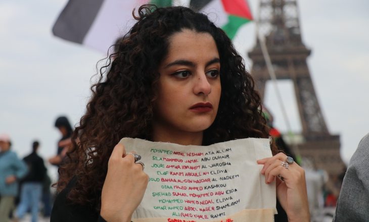 45 Avrupa şehrinde Gazze’de öldürülen 50 bin Filistinlinin isimleri okundu