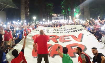 İzmir Büyükşehir Belediyesinde 23 bin işçi greve gitti
