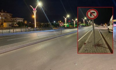 Trafik levhasına çarptılar! Motosikletteki iki kişi can verdi