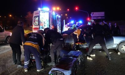 Kontrolden çıktı, kırmızı ışıkta bekleyen araçlara çarptı: 9 kişi yaralandı