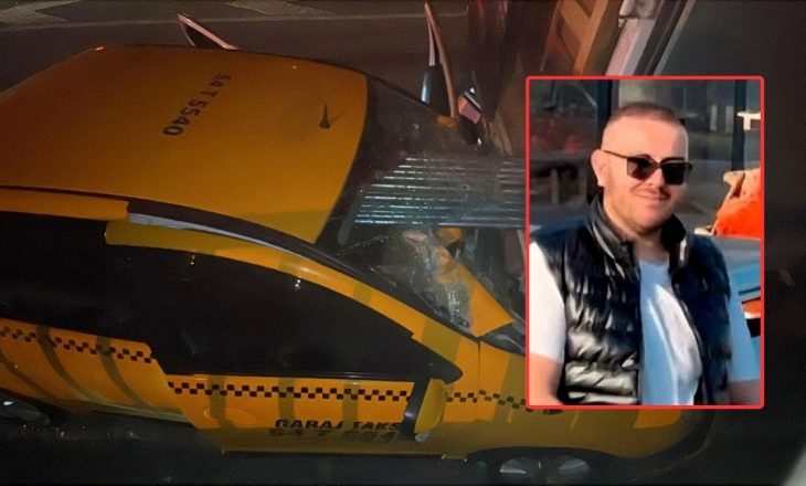 Demir borular camı deldi, taksi şoförü feci kazada can verdi