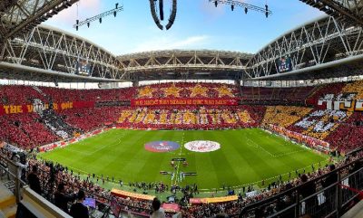 Galatasaray taraftarından, şampiyonluğa özel koreografi