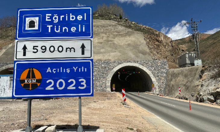 Eğribel Tüneli ile yolculuk daha güvenli