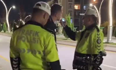 Alkollü bisiklet sürücüsüne polis ayarı: Eşek bile kullanamazsın