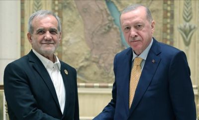 Erdoğan, İran Cumhurbaşkanı Pezeşkiyan ile görüştü